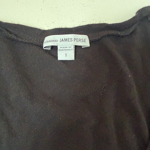 James Perse Black Short Sleeve Tee - Picture 2 of 7